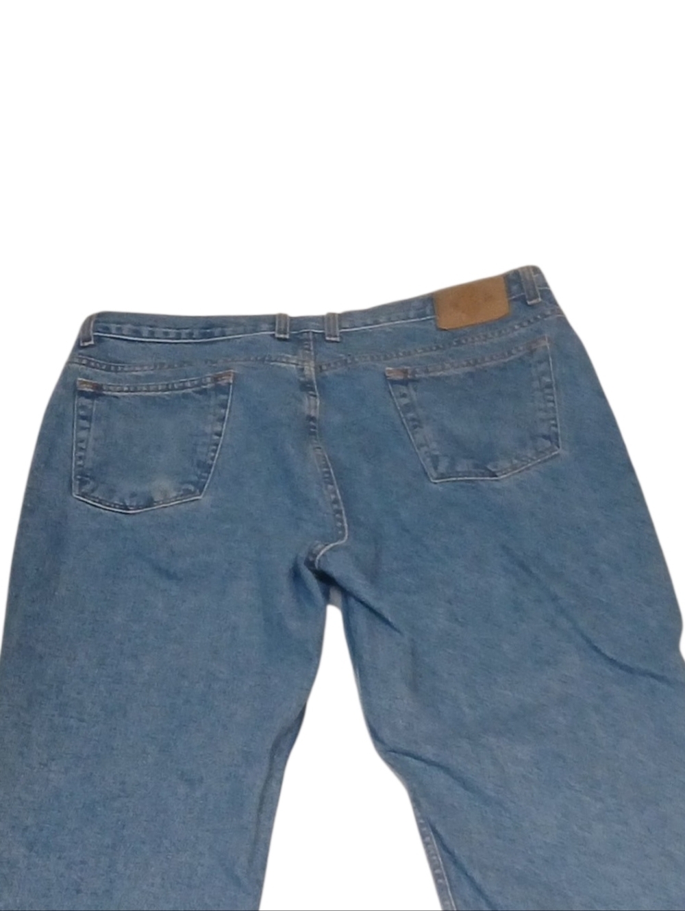 Members Mark -Vintage Men's Jeans  Blue Denim Heavy Duty 5-Pocket 40 X 30 - Picture 7 of 10